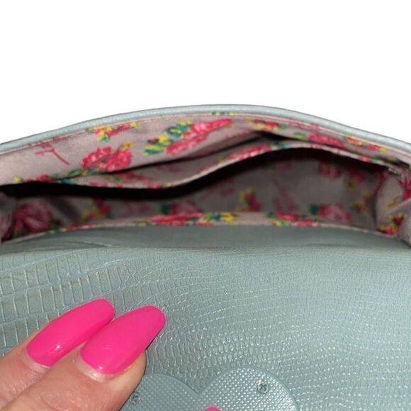 Betsey Johnson XO Poppy Textured Faux-Leather Crossbody Bag - Picture 6 of 11